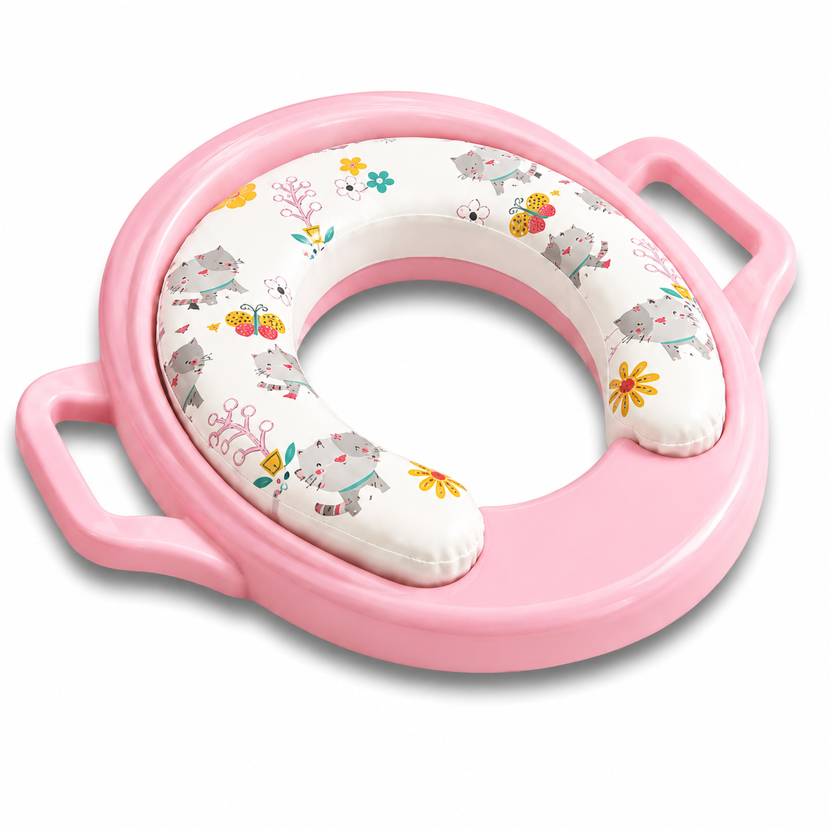 Süngerli Klozet Adaptörü - Pembe
