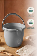 Bebek Banyo Kovası - Çok Amaçlı Bebek Banyo Kovası 13 Lt - Gri wumboo-color-gri