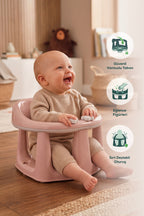 Bebek Banyo Oturağı - Mama Oturağı Vakum Tabanlı Bebek Oturağı Pembe wumboo-color-pembe