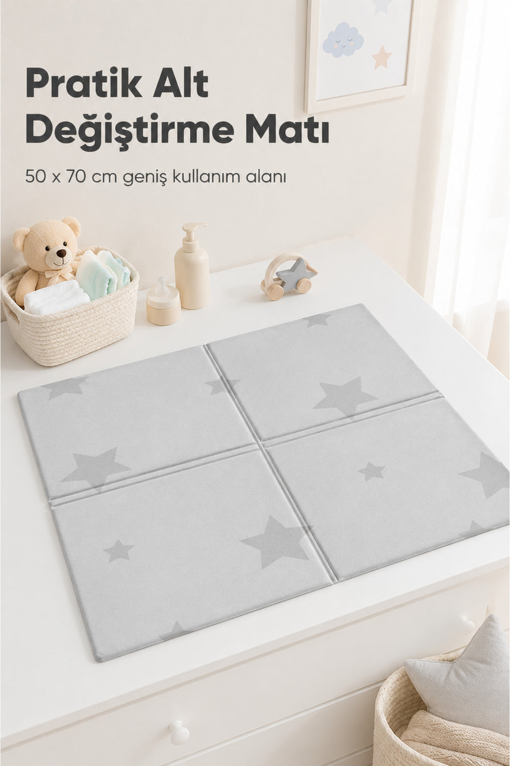Katlanır, Bebek Alt değiştirme Matı, Çok Amaçlı Bebek Bakım Matı