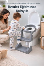 Kendinden Basamaklı Katlanır Lazımlık ve Klozet Adaptörü wumboo-color-gri