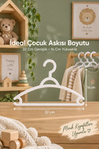 Çocuk Kıyafet Askısı wumboo-color-beyaz