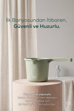 Bebek Banyo Maşrapası - 1,5 Litre Bebek Yıkama Maşrapası-Yeşil wumboo-color-yesil