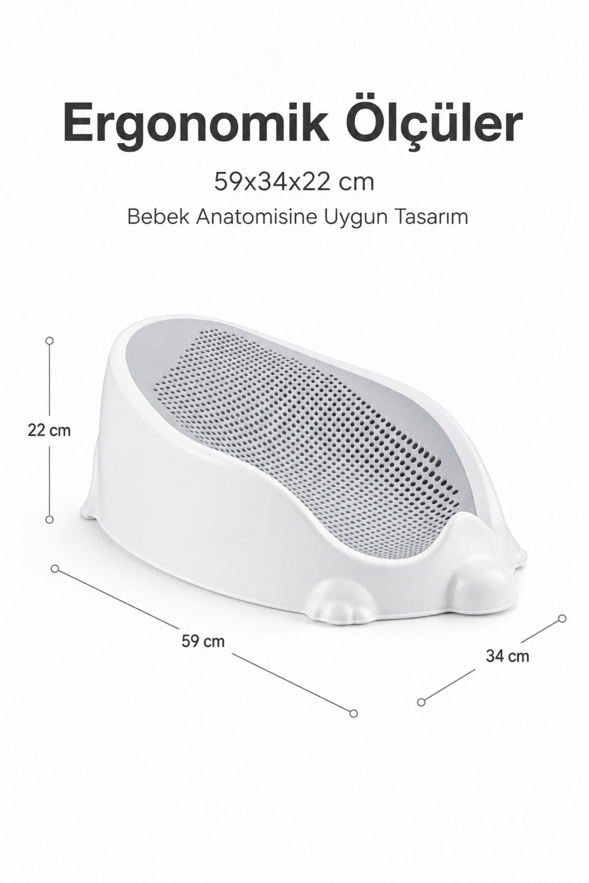 Soft Bebek Küveti – Sünger Hediyel Soft Fileli Bebek Yıkama Banyo Küveti Bebek Banyo Oturağı