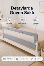 180x 66 Yatak Bariyeri wumboo-color-gri wumboo-pack-180-cm