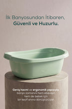 Bebek Banyo Küveti - Bebek Yıkama Küveti, Yenidoğan Yıkama Küveti 40 Lt - Yeşil wumboo-color-yesil