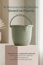 Bebek Banyo Kovası - Çok Amaçlı Bebek Banyo Kovası 13 Lt - Yeşil wumboo-color-yesil