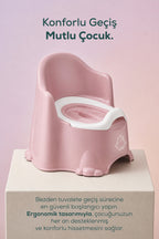 Tuvalet Alıştırma Lazımlığı- Koltuk Tipi Çocuk Lazımlık, Portatif Klozet,Alıştırma Lazımlığı-Pembe wumboo-color-pembe