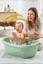 Bebek Banyo Küveti - Bebek Yıkama Küveti, Yenidoğan Yıkama Küveti 40 Lt - Yeşil wumboo-color-yesil