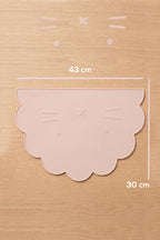 Bebek Beslenme Matı-Silikon Bebek Matı , Mama Sandalyesi Beslenme Matı,Silikon Mama Altlığı-Pembe wumboo-color-pembe