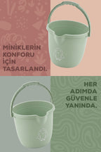 Bebek Banyo Kovası - Çok Amaçlı Bebek Banyo Kovası 13 Lt - Yeşil wumboo-color-yesil