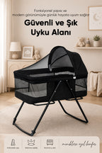 Sallanır Portatif Anne Yanı Beşik wumboo-color-antrasit