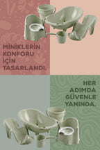 5'li Set Fileli Yenidoğan Küvet Seti Yeşil wumboo-color-yesil